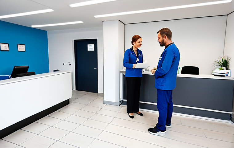 의료관광코디네이터 해외 취업 준비법 - **

"A friendly and professional female medical tourism coordinator, fully clothed in a modest busin...