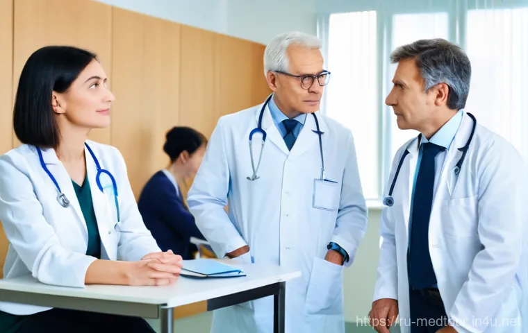 의료관광코디네이터가 겪는 어려움과 극복법 - Image Prompt 1: Bridging Language and Cultural Gaps**